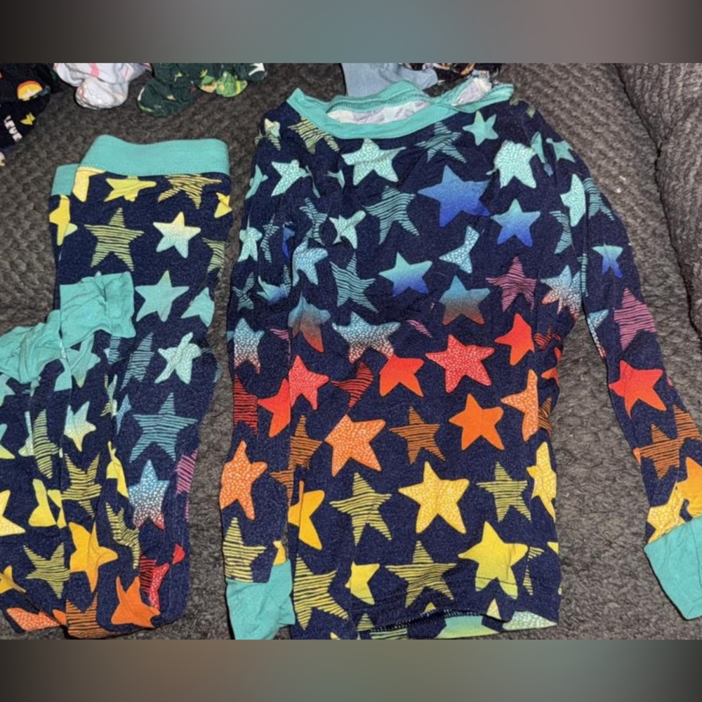 Little sleepies Colorful Star Pajama Set
